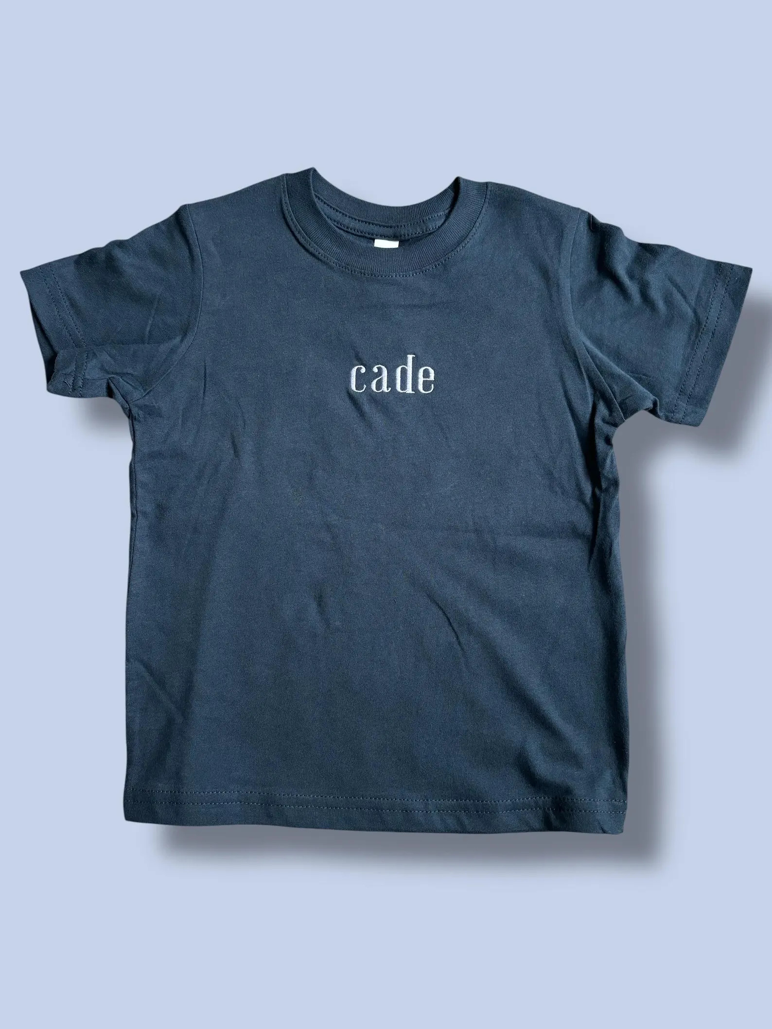 Personalized Name Embroidered Kids Cotton Shirt | Etsy (Global)