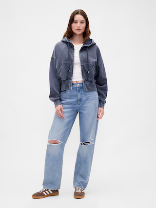 VintageSoft Wedge Zip Hoodie | Gap (US)