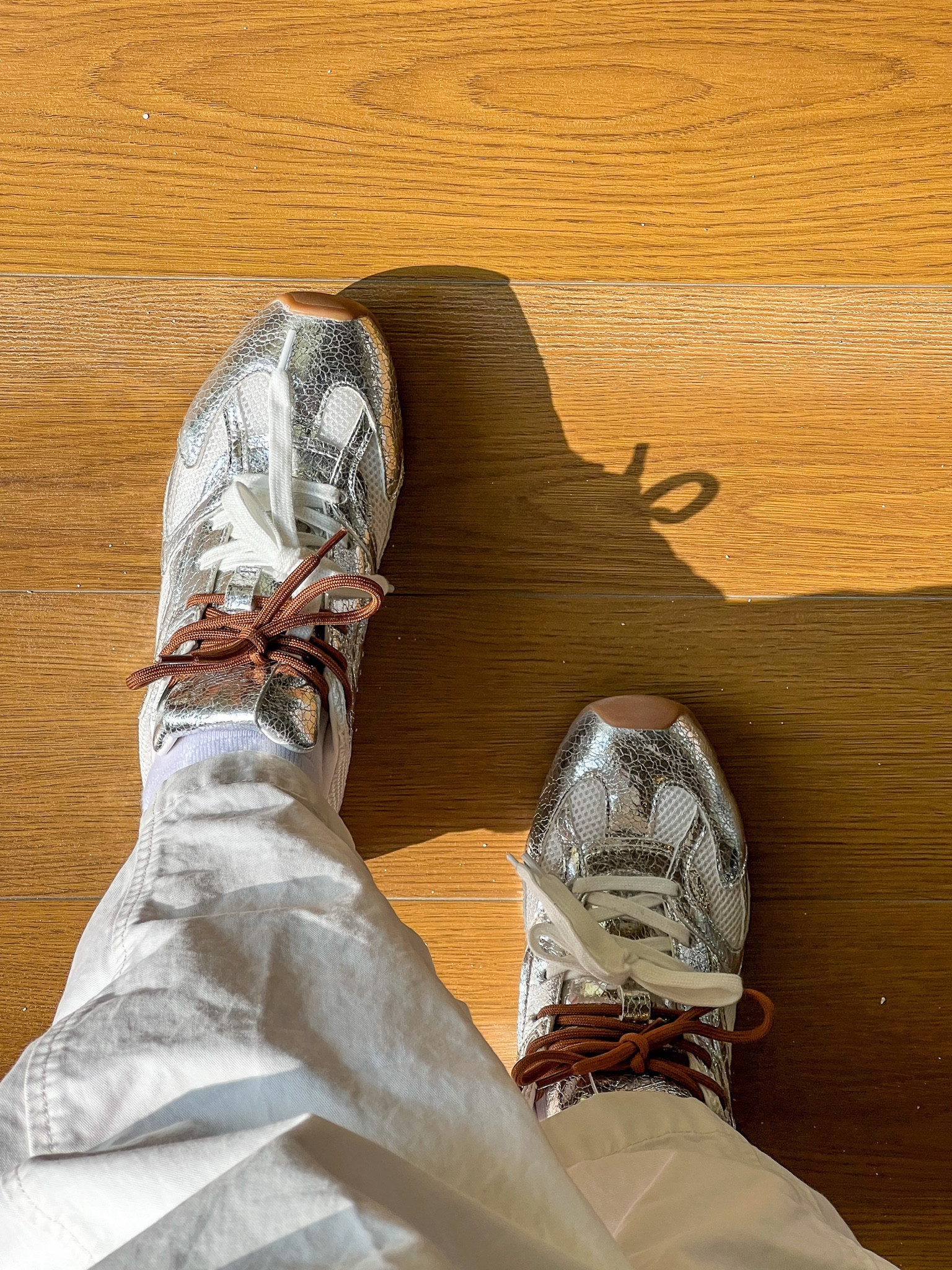 @Steve Madden US brown & silver sneakers 

#LTKSeasonal #LTKTravel #LTKootd