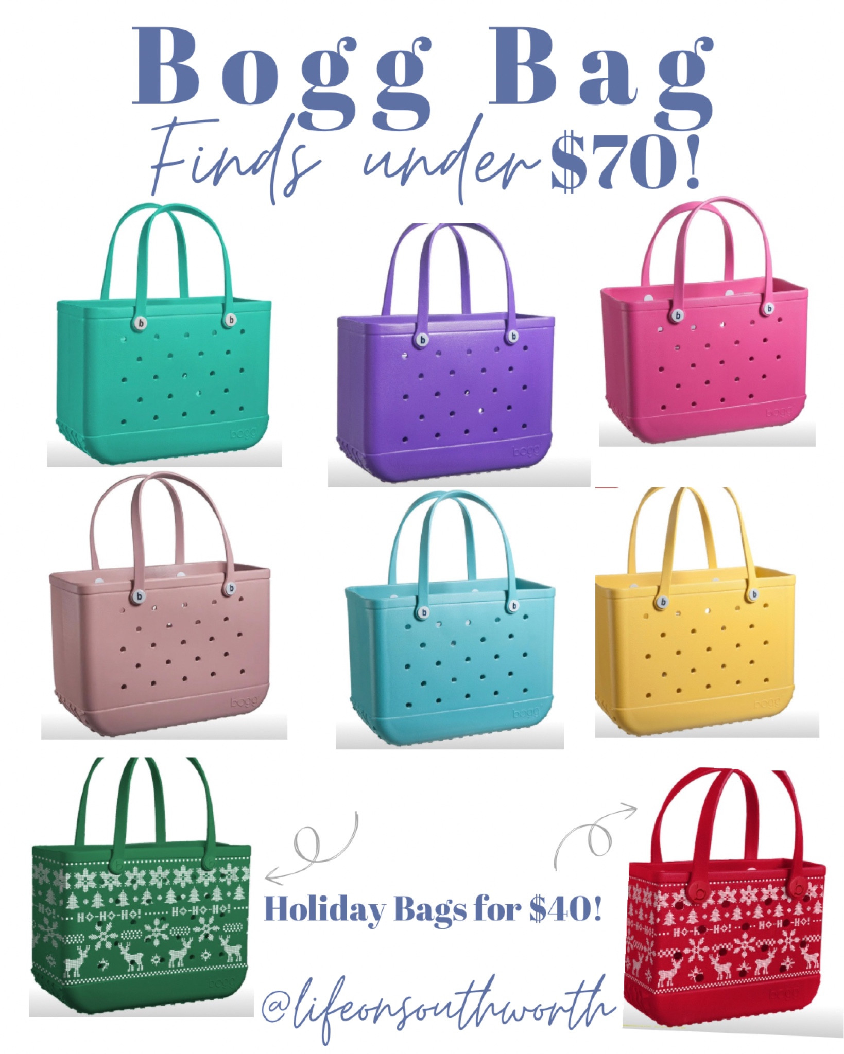 Sale Alert! Bogg Bags are our family’s favorite bags for travel, beach, park or ballfield! The large size and durability make these a staple for any person on the go! These are on sale now so get them for yourself or perfect for gifts too! 

#boggbag #gift #momlife #beach #bag #sale #ballpark #travel 

#LTKFamily #LTKTravel #LTKSaleAlert
