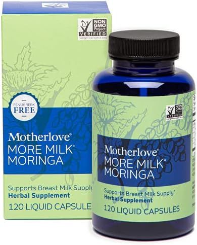 Motherlove More Milk Moringa (120caps) Fenugreek-Free Herbal Lactation Supplement—Supports Brea... | Amazon (US)