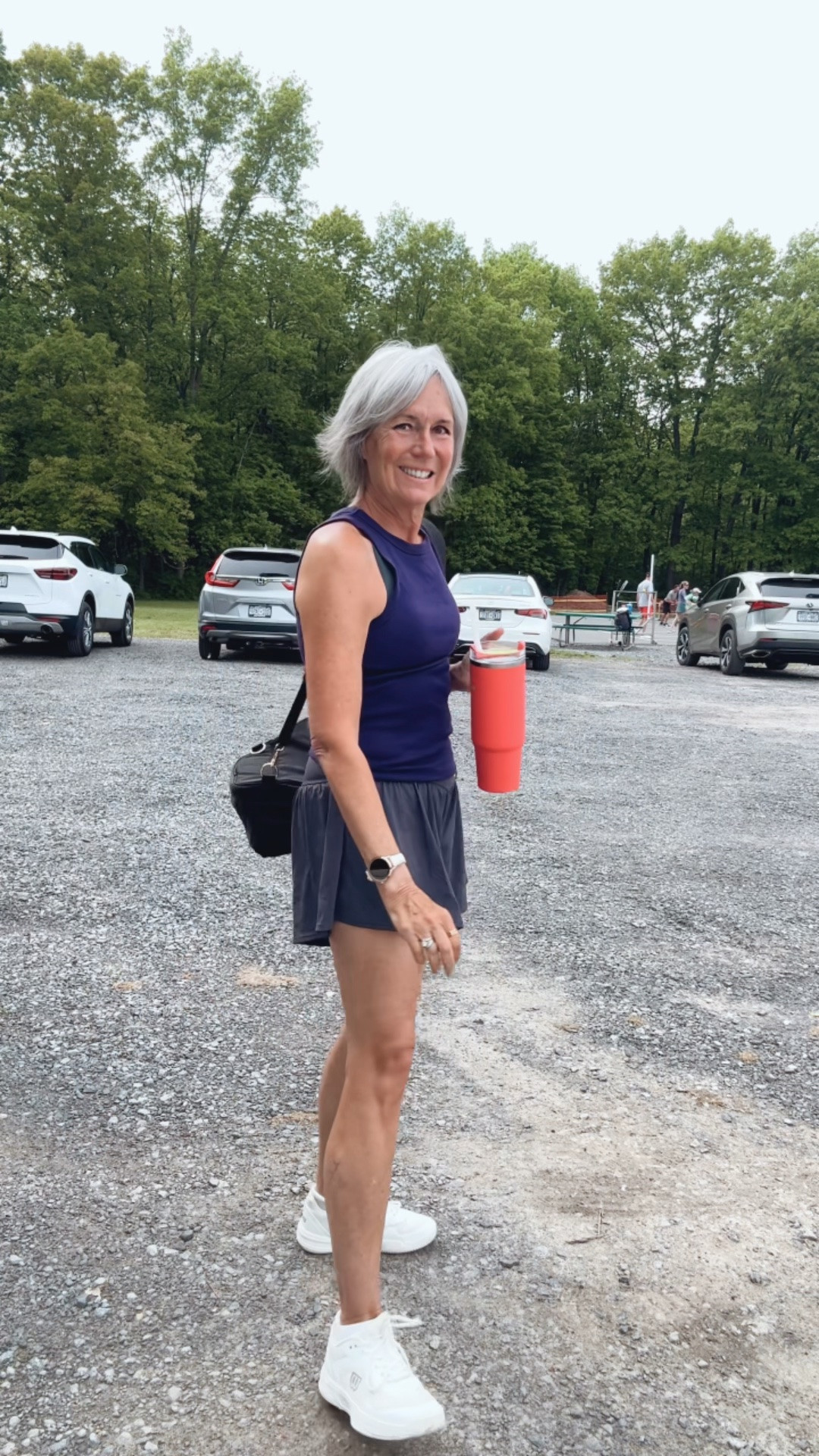 LOVE these shorts. They make great pickle ball, tennis, golf or everyday wear. I am wearing a small. I will tag my sneakers and bag for you as well. 

#ootdstyle #outfitinspo #dailyoutfits #styleinspo #fashioninspo #outfitideas #everydaystyle #chicandcasual #effortlessstyle #LTKstyle #fashionover50 #fitnesswear #activewear

#LTKSeasonal #LTKActive #LTKOver40