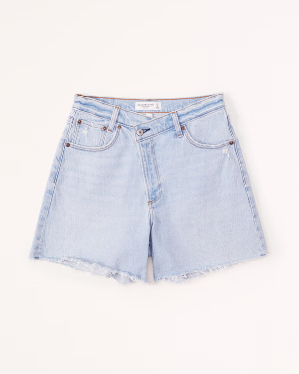 Curve Love High Rise Dad Short | Abercrombie & Fitch (US)