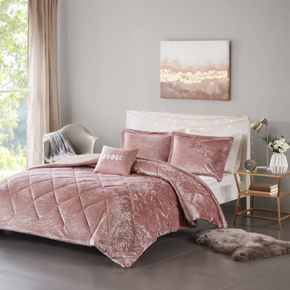 3pc Alyssa Velvet Duvet Cover Set - | Target