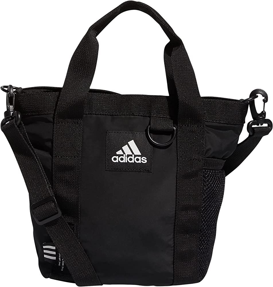 adidas Women's Essentials Mini Tote Crossbody Bag, Black, One Size | Amazon (US)