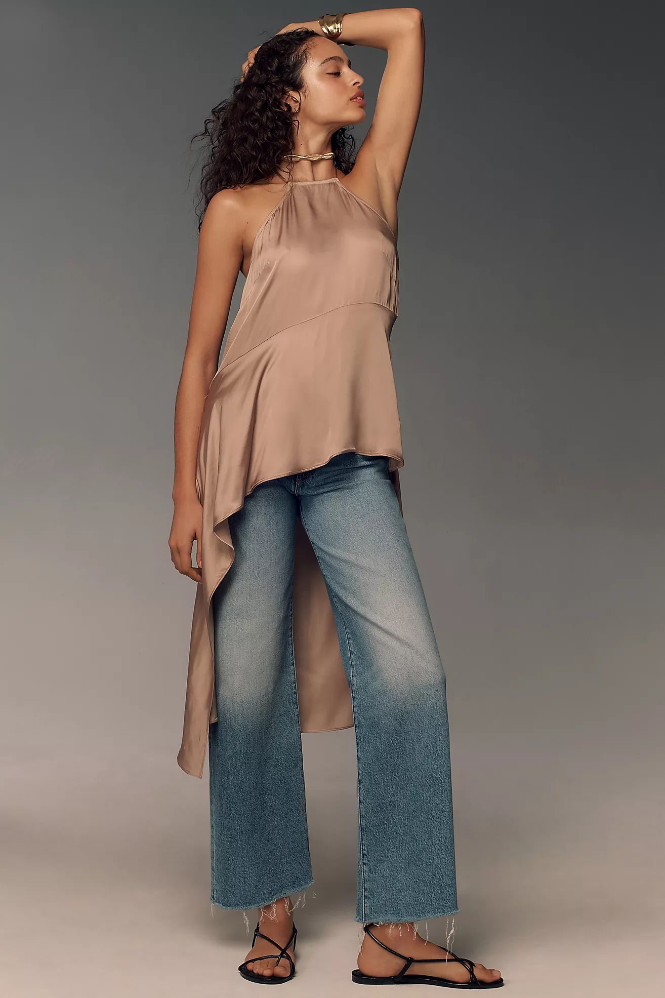 MOTHER The Maven Ankle Wide-Leg Jeans | Anthropologie (US)