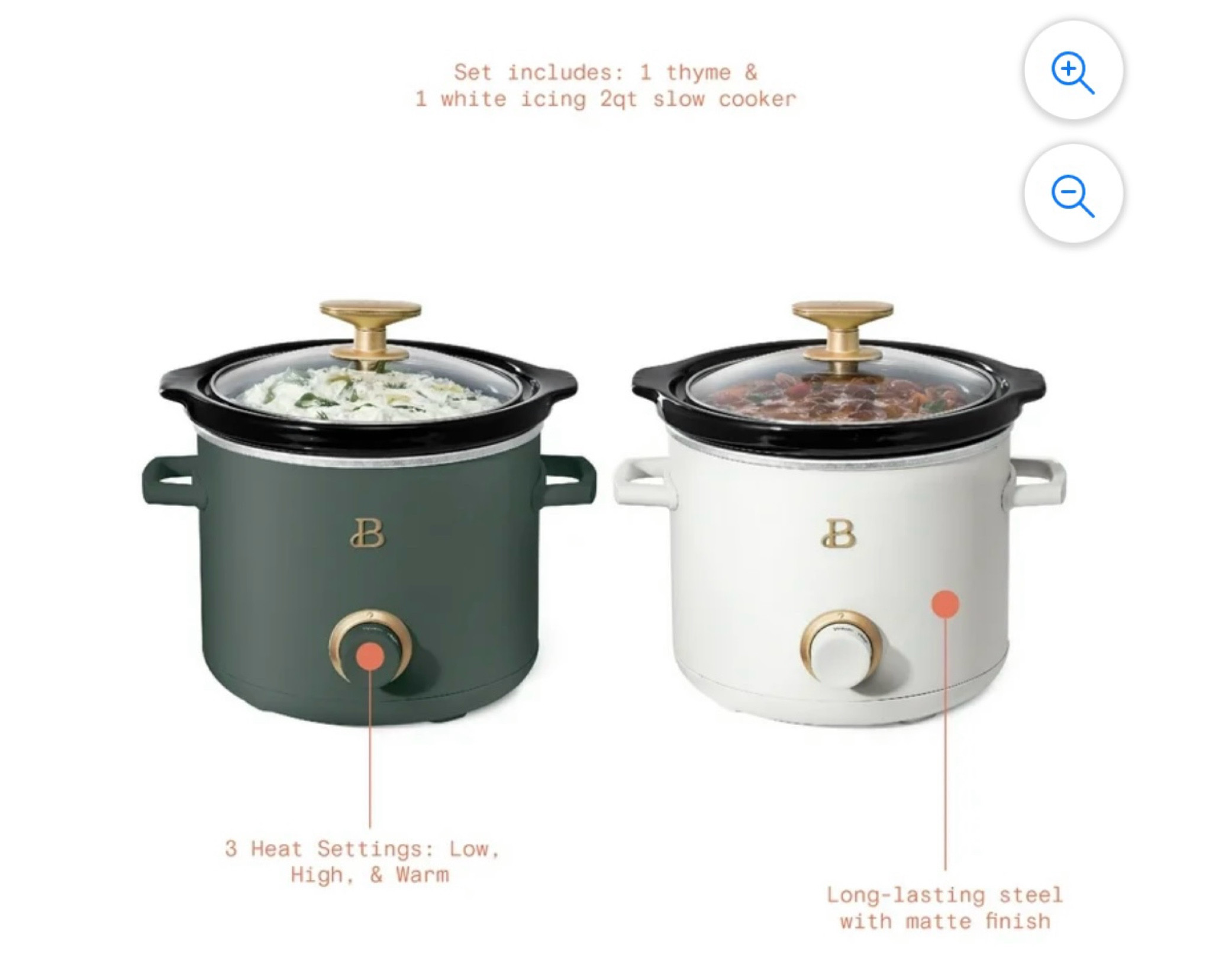 2 mini crockpots on sale for $15. You can keep one and give one away as a gift. I love the green one. 

Crockpots 
Mini crockpot 
Dirty Santa gift 
Gifts 
Christmas gift 
Christmas 
Christmas present 

#LTKHome #LTKHoliday #LTKSaleAlert