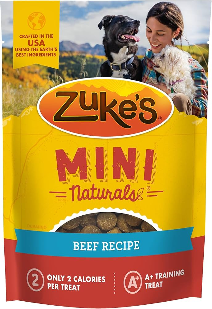 Zuke’s Mini Naturals Soft And Chewy Dog Treats For Training Pouch, Natural Treat Bites With Bee... | Amazon (US)