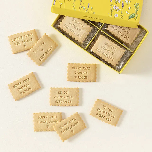Custom Message Shortbread Cookies | UncommonGoods