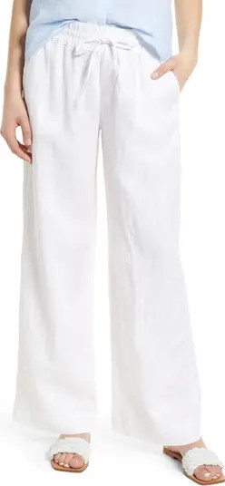 Tommy Bahama Two Palms High Waist Linen Pants | Nordstrom | Nordstrom