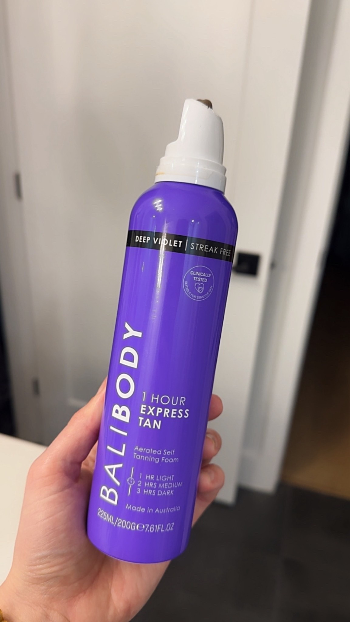 BALI BODY Deep Violet 1 Hour Express Self Tanner – Fast-Acting, Weightless Self Tanner for Natural Bronze – No-Transfer, Hydrating Quick Tan Mousse for Smooth, Radiant Skin

#LTKBeauty #LTKselfcare #LTKgrwm