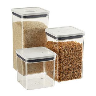OXO 1.1 qt. POP Container Small Square Short | The Container Store
