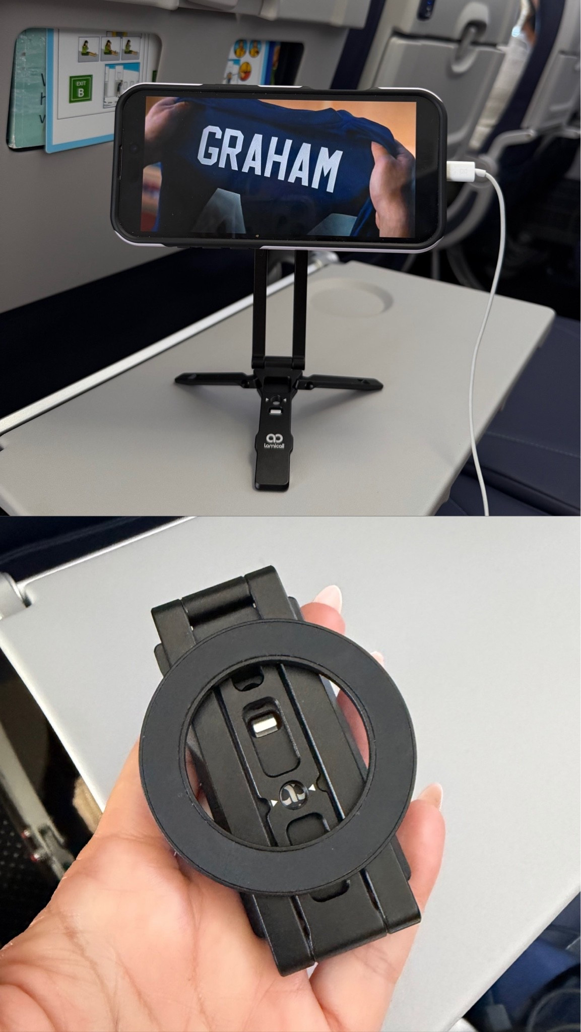 One of my fave Amazon purchases! Desk tripod. Perfect for travelling and so compact

#LTKtravel