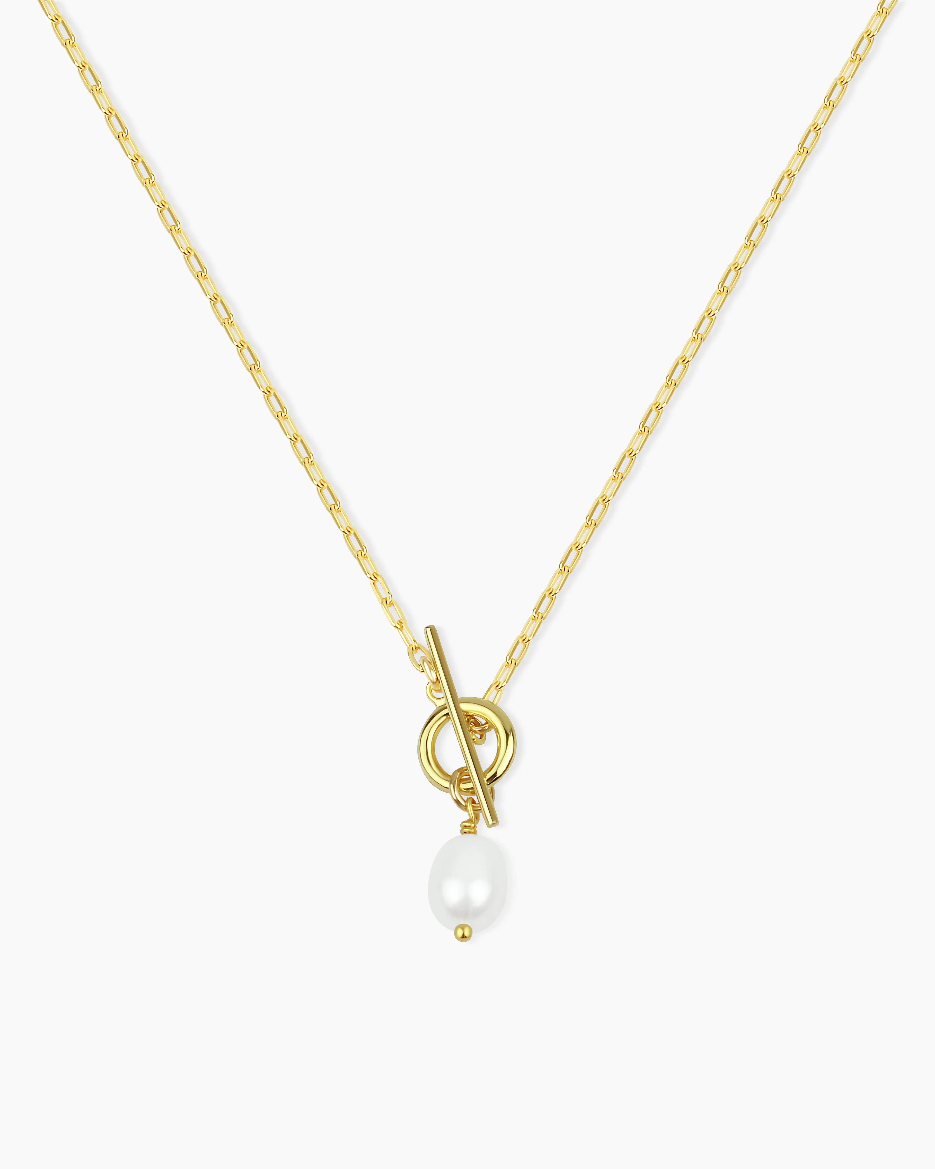 Pearl Toggle Necklace | The Jewelry Standard