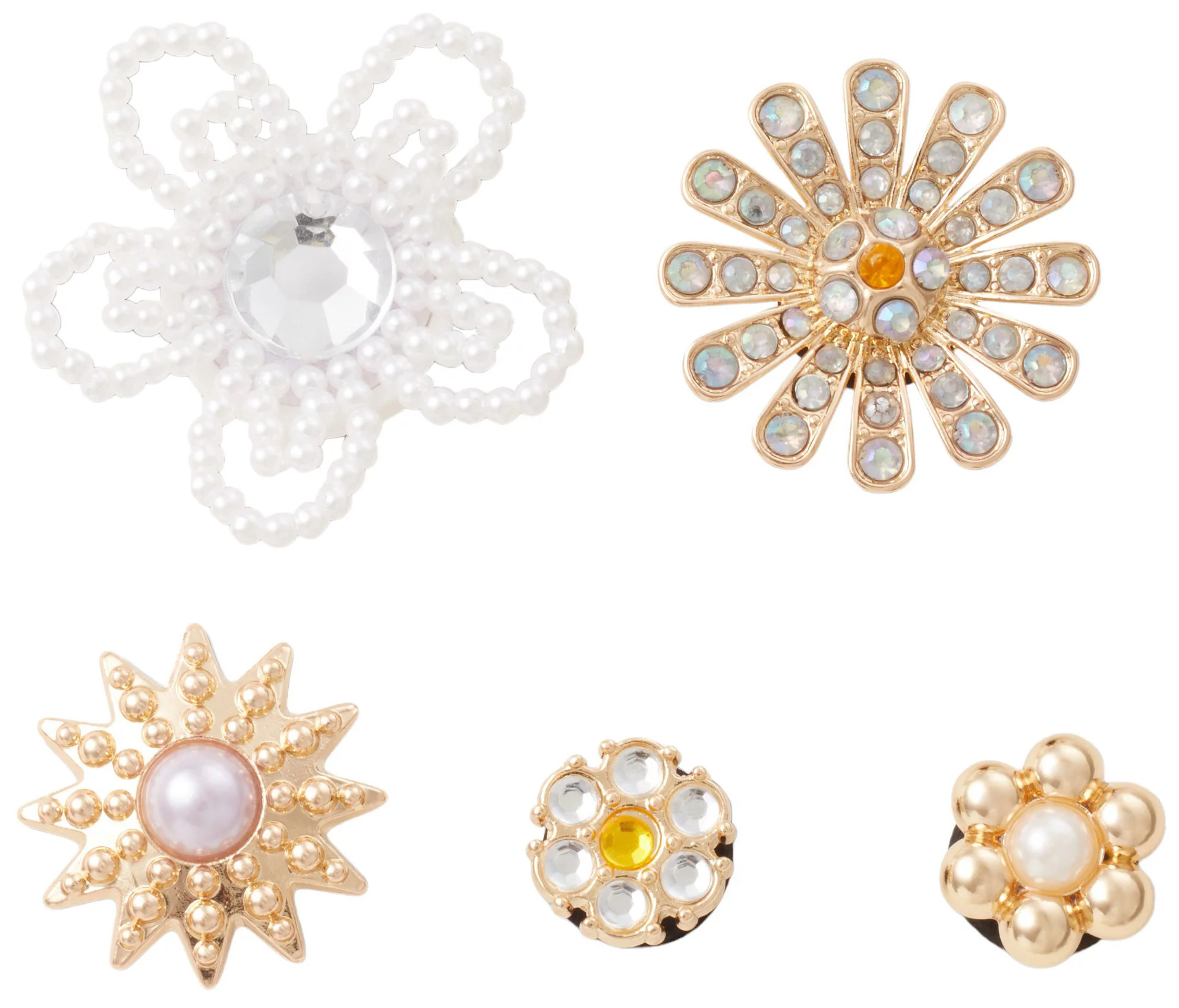 Crocs Jibbitz Flower Gem - 5 Pack, Kids | DICK'S Sporting Goods