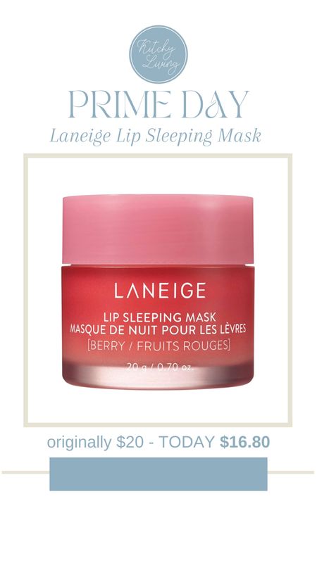 THE best lip mask for luscious lips! I notice a difference in my lips when I skip a night, this stuff is sheer magic and one bottle lasts eons! Well worth the price! #amazonprime #primeday 

#LTKbeauty #LTKsalealert #LTKxPrimeDay