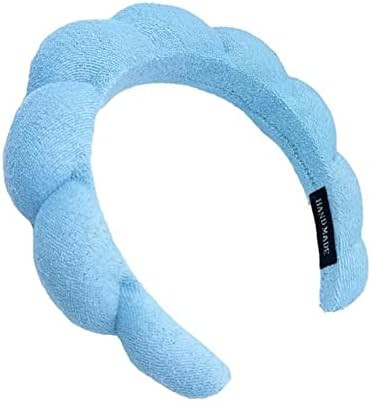 Aopwsrlyi Women Spa Headband Sponge & Terry Towel Cloth Fabric Hair Band for Face Washing, Makeup... | Amazon (US)
