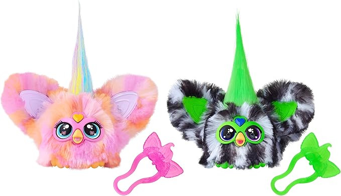 Furby Furblets Fierce & Fabulous 2 Pack, Greenie-Meanie & May-May with 45 Sounds Each, Electronic... | Amazon (US)