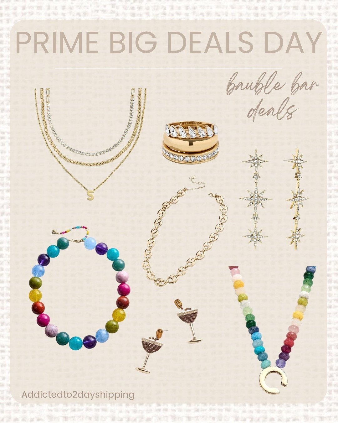 Prime Big Deals Day - Bauble Bar Deals