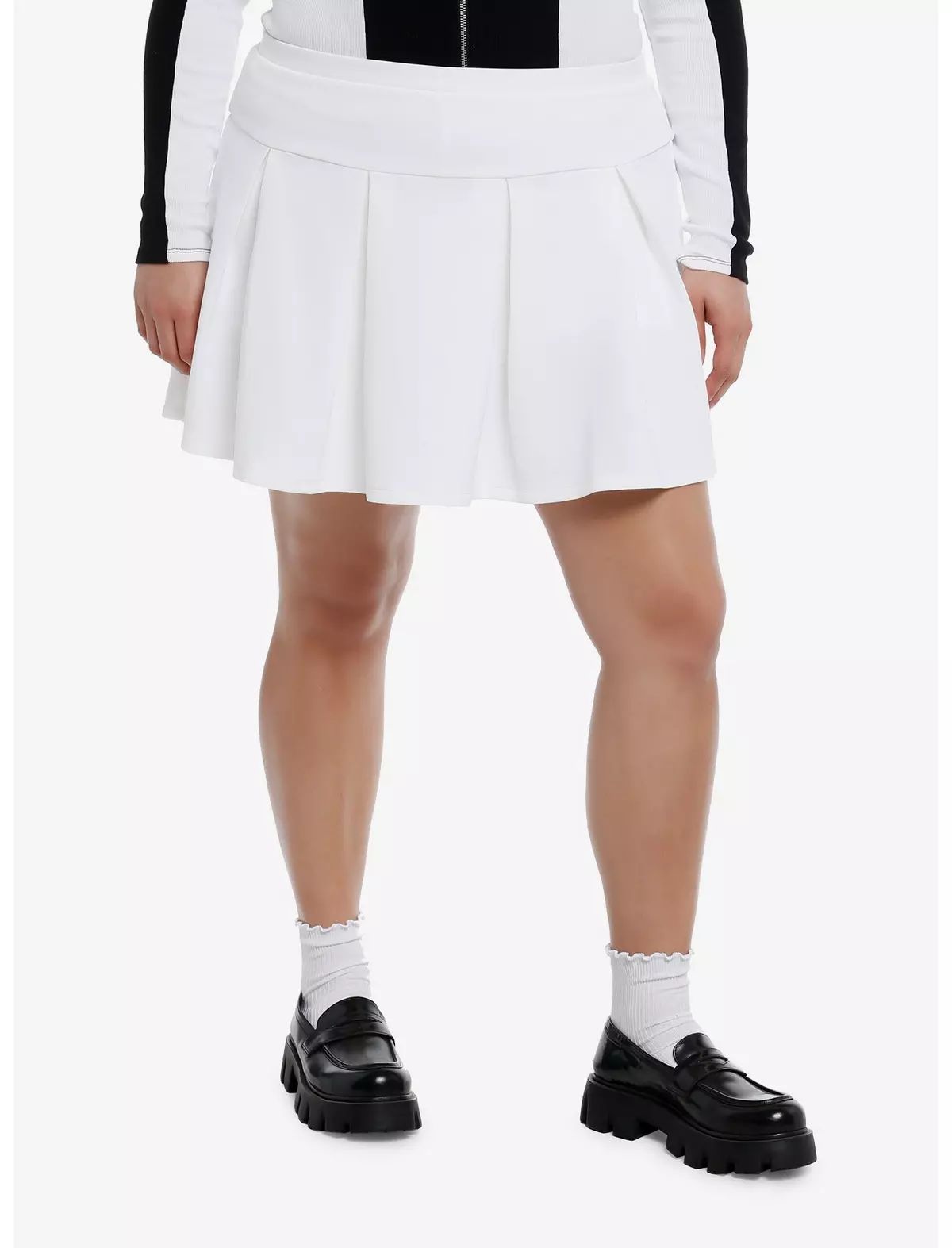 Sweet Society® White Pleated Skort Plus Size | Hot Topic