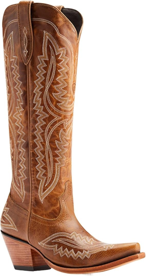 ARIAT Women's Casanova Western Boot Snip Toe Brown 9 1/2 W US | Amazon (US)