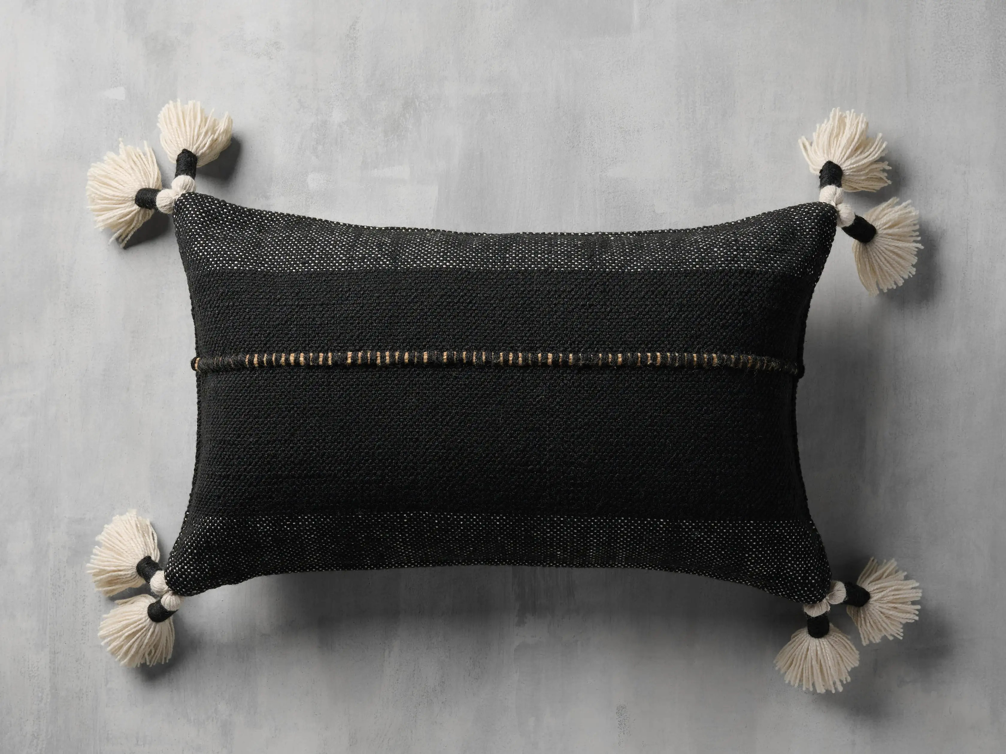 Surada Outdoor Lumbar Pillow Cover | Arhaus