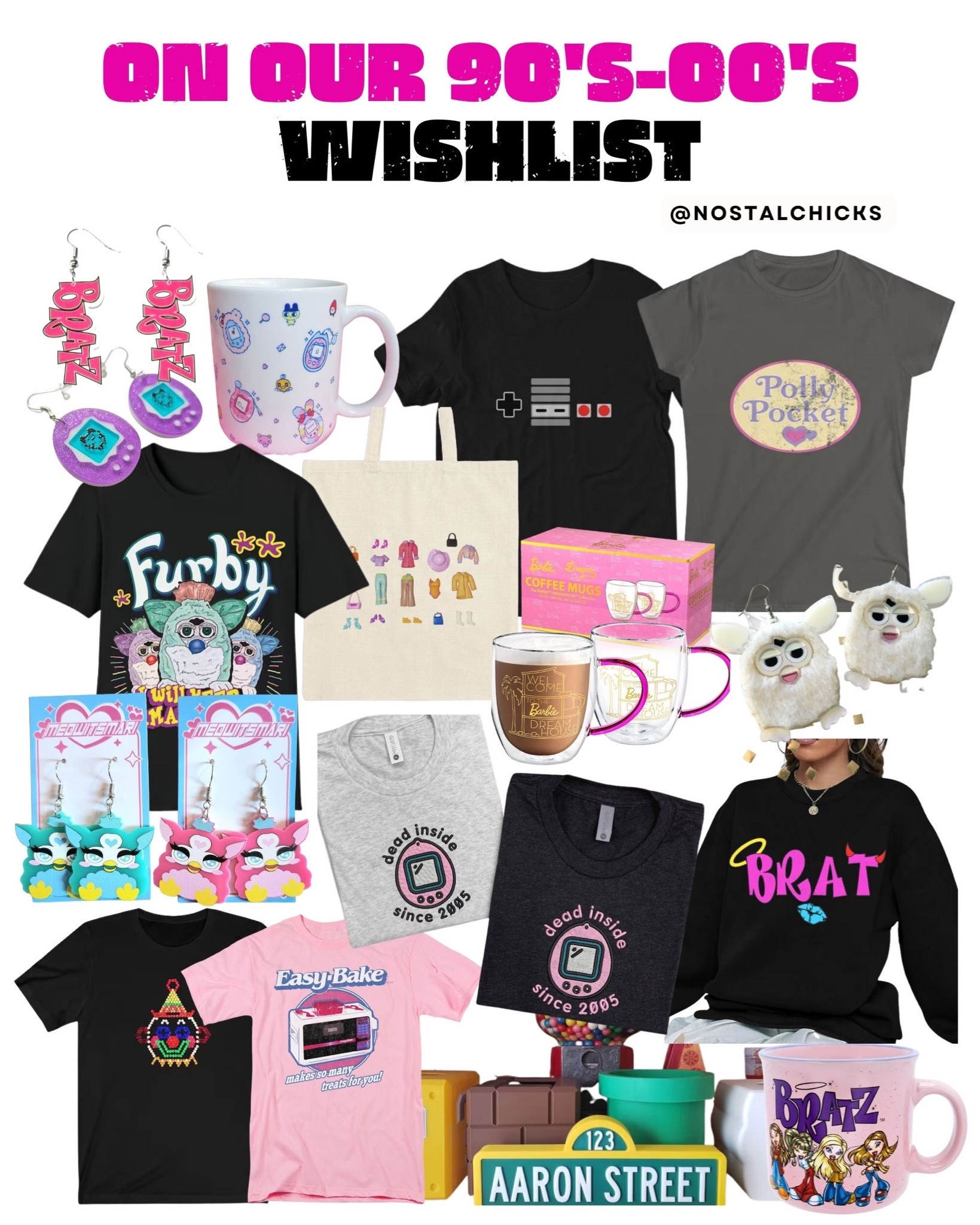 Fun inspo and gift ideas for 90’s & 00’s lovers 💗

#90s #2000s #nostalgia #nostalgic