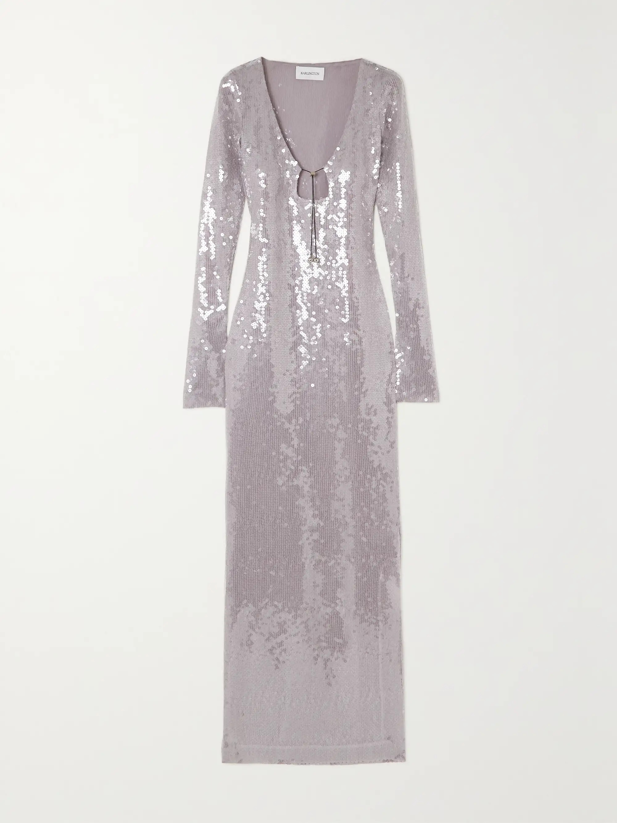 Solaria sequined stretch-tulle maxi dress | NET-A-PORTER (US)