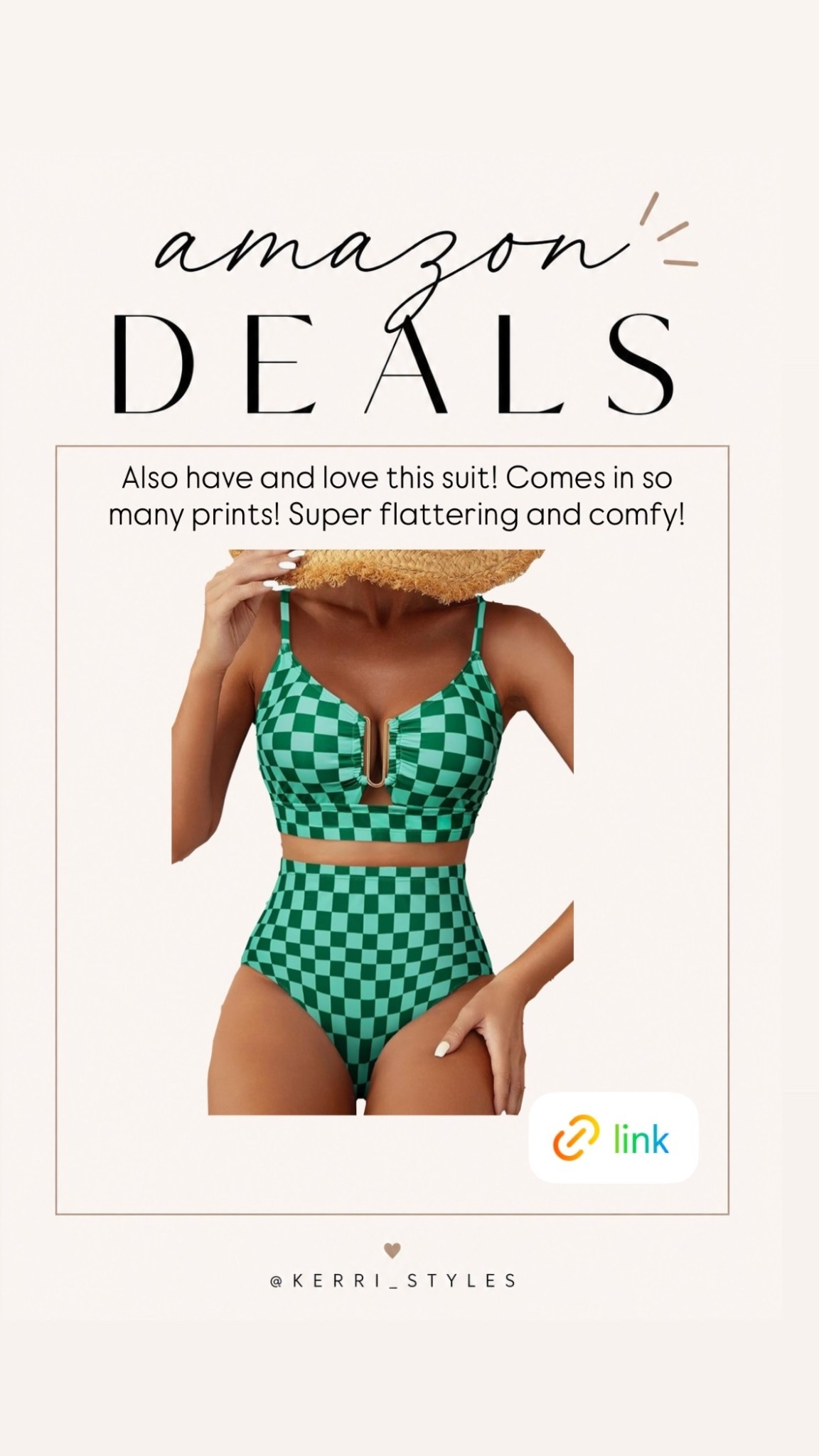 Also have and love this suit! Comes in so many prints! Super flattering and comfy!