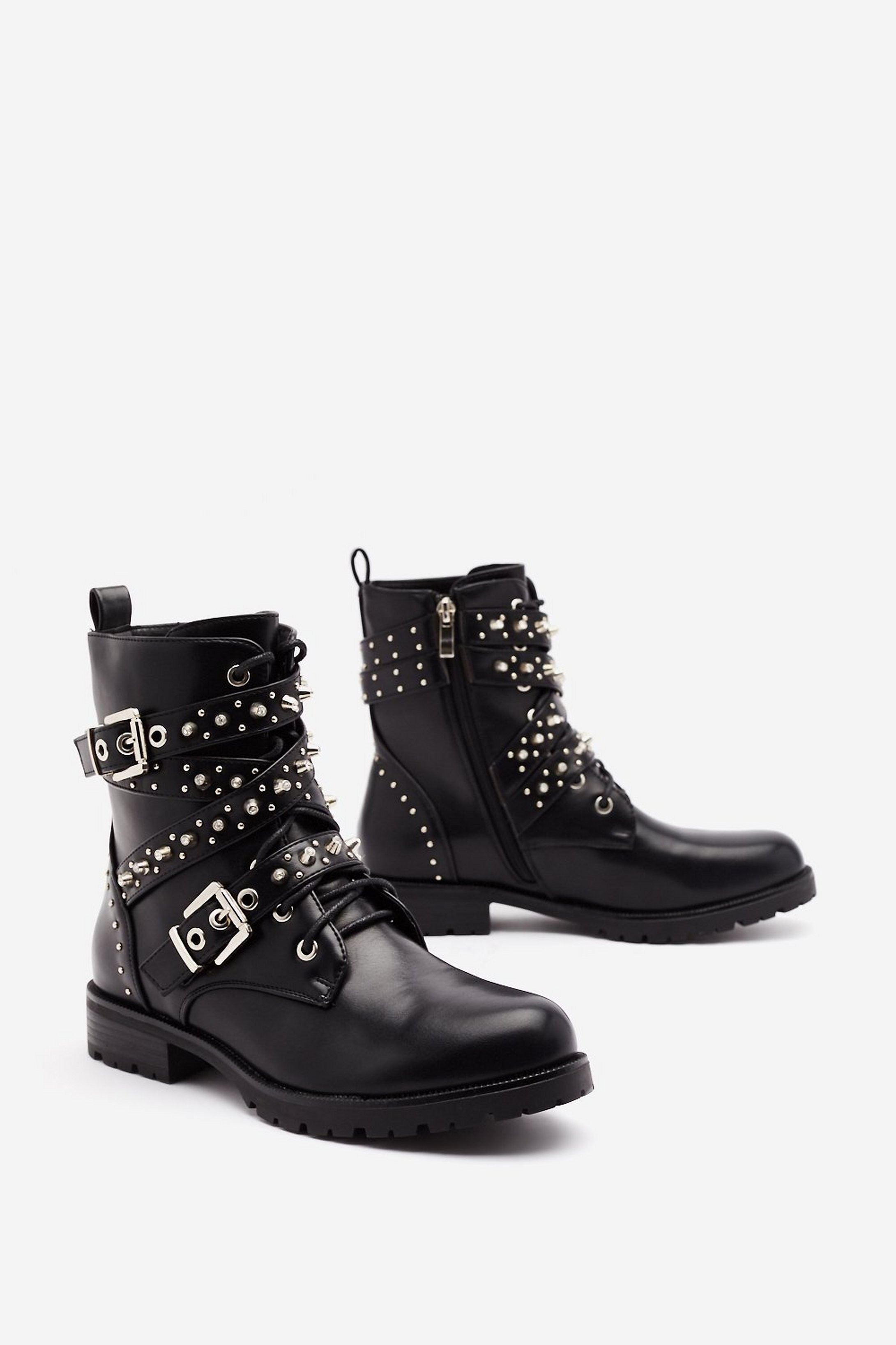 Looks Stud on You Biker Boots | NastyGal (US & CA)