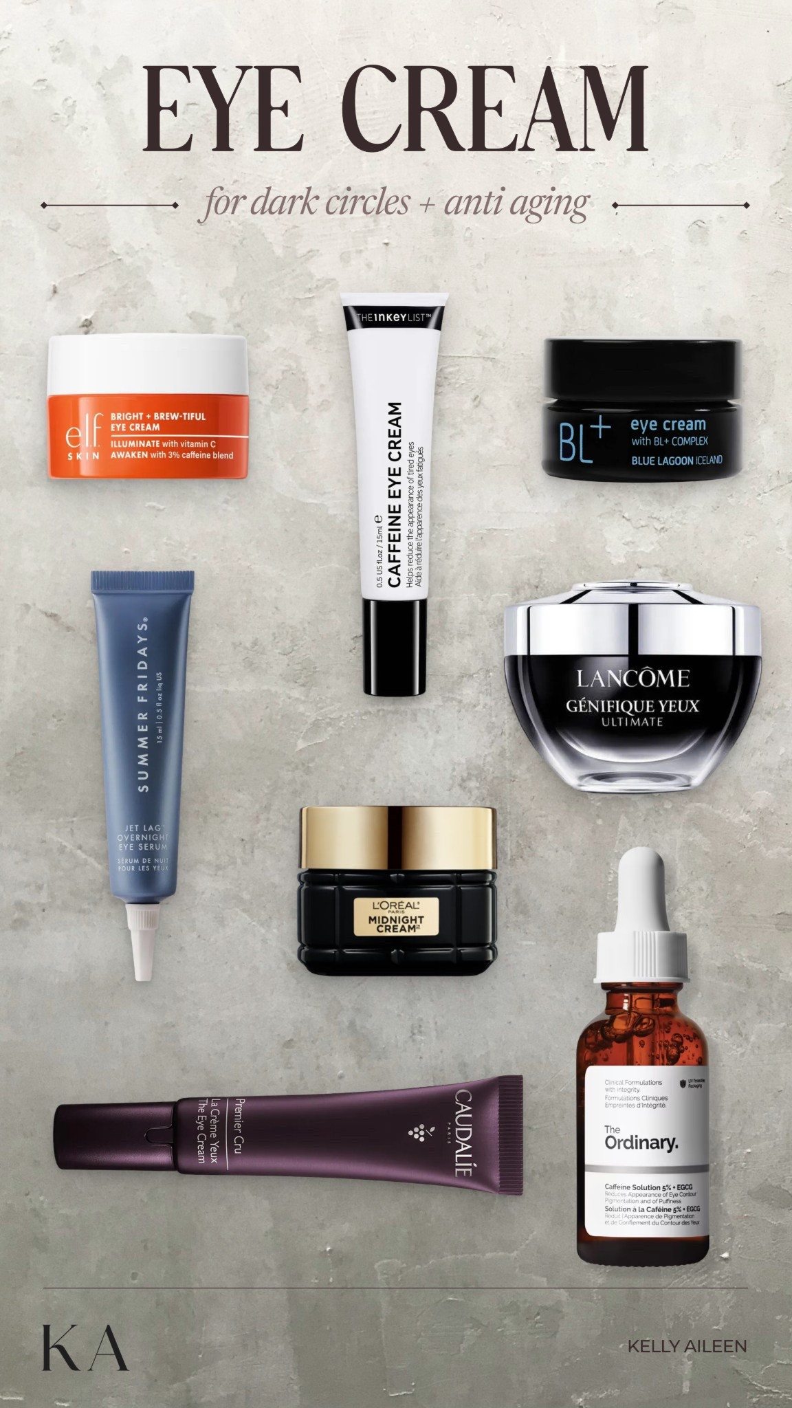 Eye creams that actually target dark circles and signs of aging, brightening, smoothing, and hydrating formulas for a more refreshed look.

#EyeCream #DarkCircles #AntiAgingSkincare #SkincareRoutine #UnderEyeCare

#LTKBeauty #LTKselfcare #LTKmorningroutine