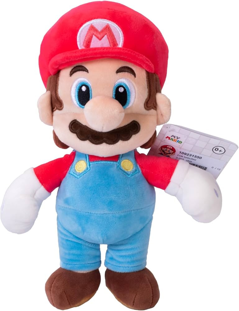 Simba Toys My Mario Baby Plush Toy for Infants Soft 10-Inch Mario Cuddly Toy for Babies & Toddler... | Amazon (US)