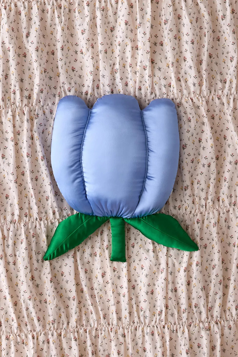 Tulip Shape Satin Throw Pillow | Urban Outfitters (US and RoW)