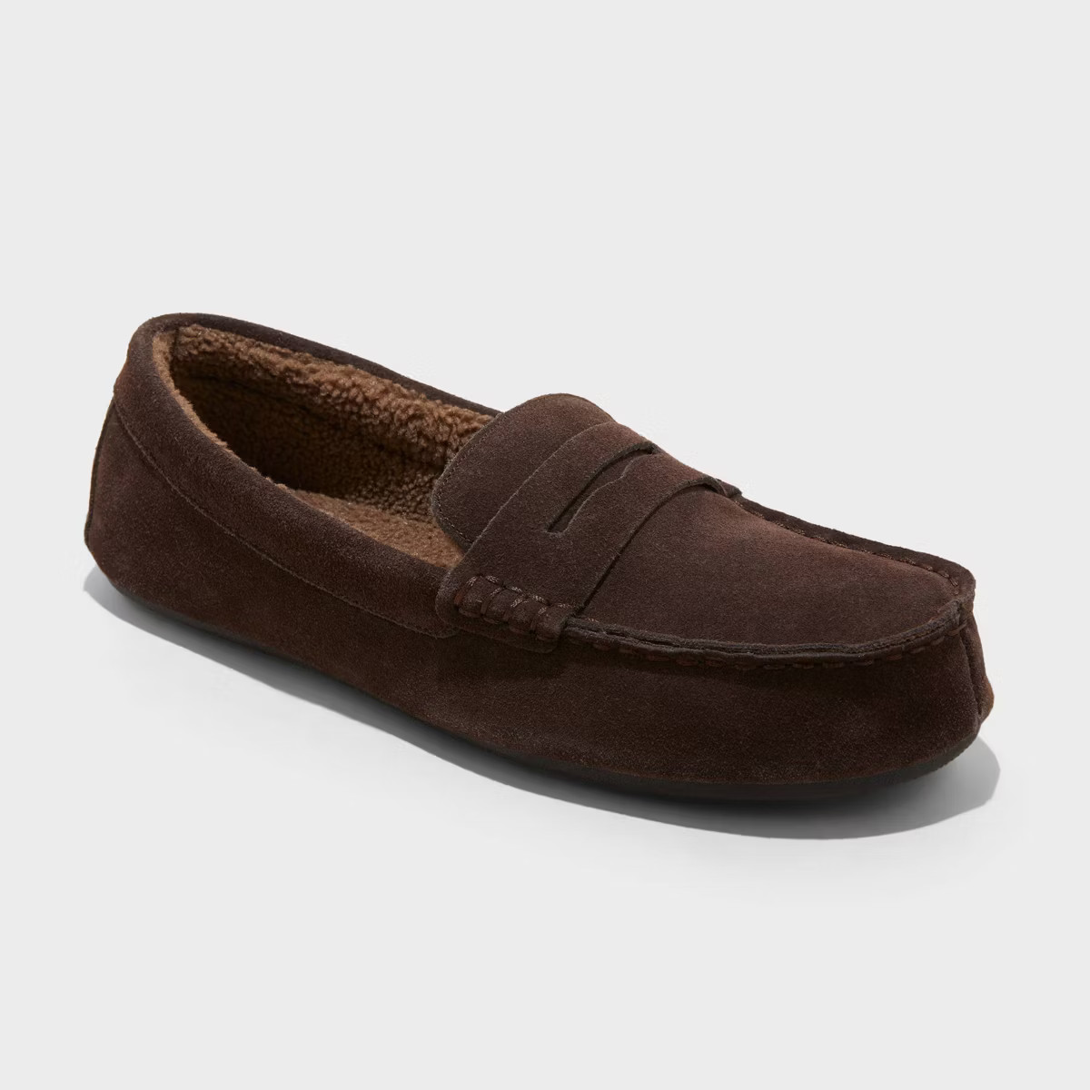 Men's Bodhi Genuine Suede Loafer Slippers - Goodfellow & Co™ Brown | Target