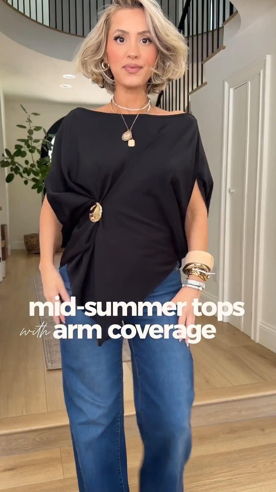 Mid-summer CHIC tops with ARM COVERAGE 😍💋

Wearing small in everything!

#LTKgrwm #LTKootd #LTKU