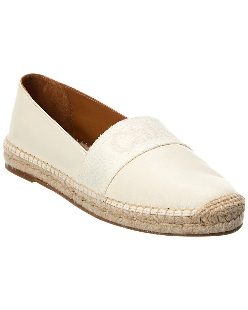 Chloé Piia Flat Leather Espadrille | Shop Simon