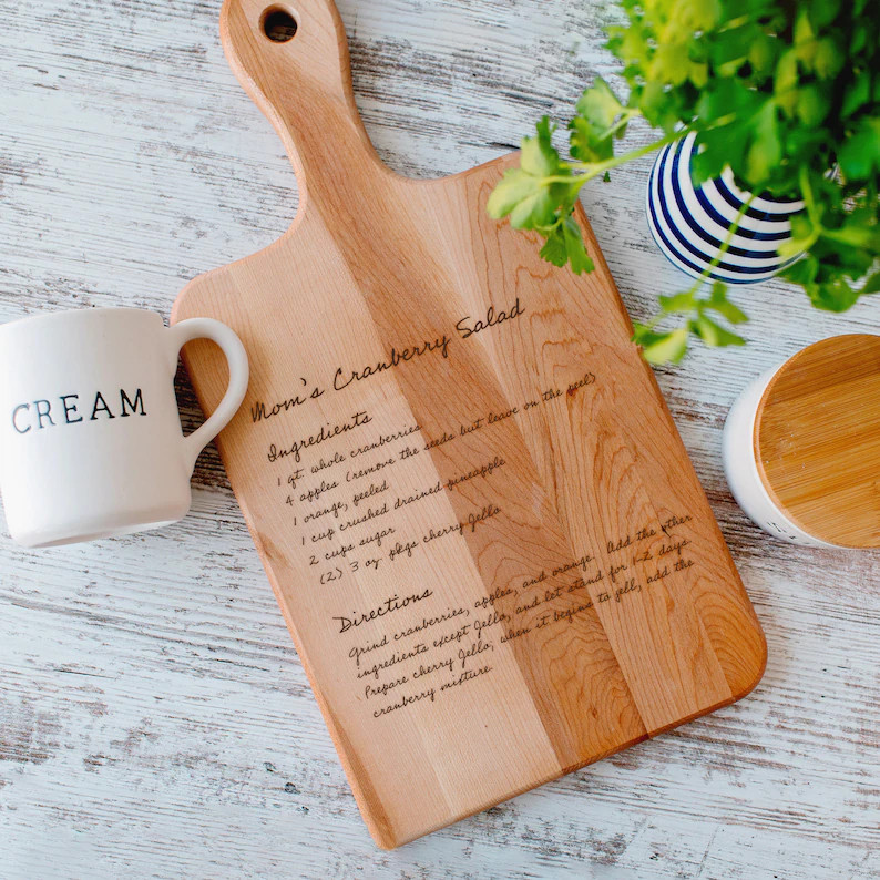 Personalized Cutting Board, Handwriting, Handwritten Recipe, Cutting Board, Recipe Cutting Board,... | Etsy (US)