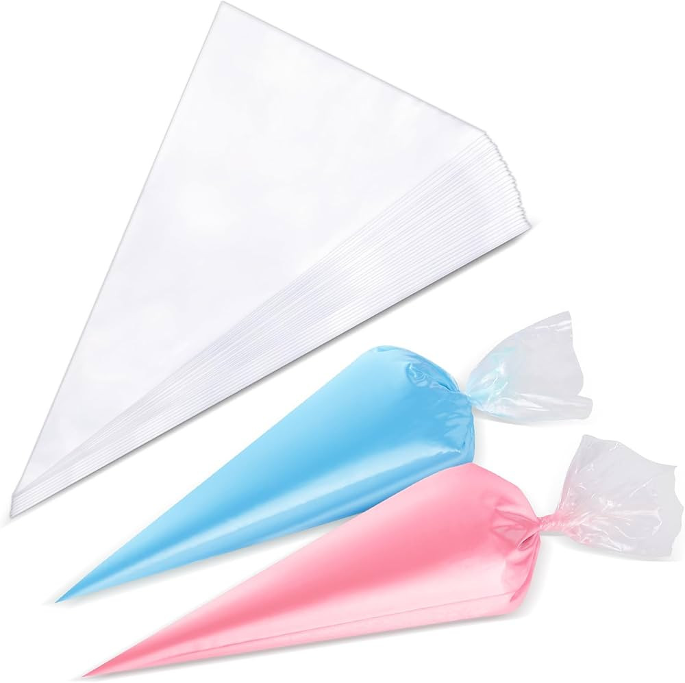 12/16/18/21 Inch Piping Bags, 100/200/400pcs Disposable Pastry Bags, Anti Burst Icing Bags for Cr... | Amazon (US)