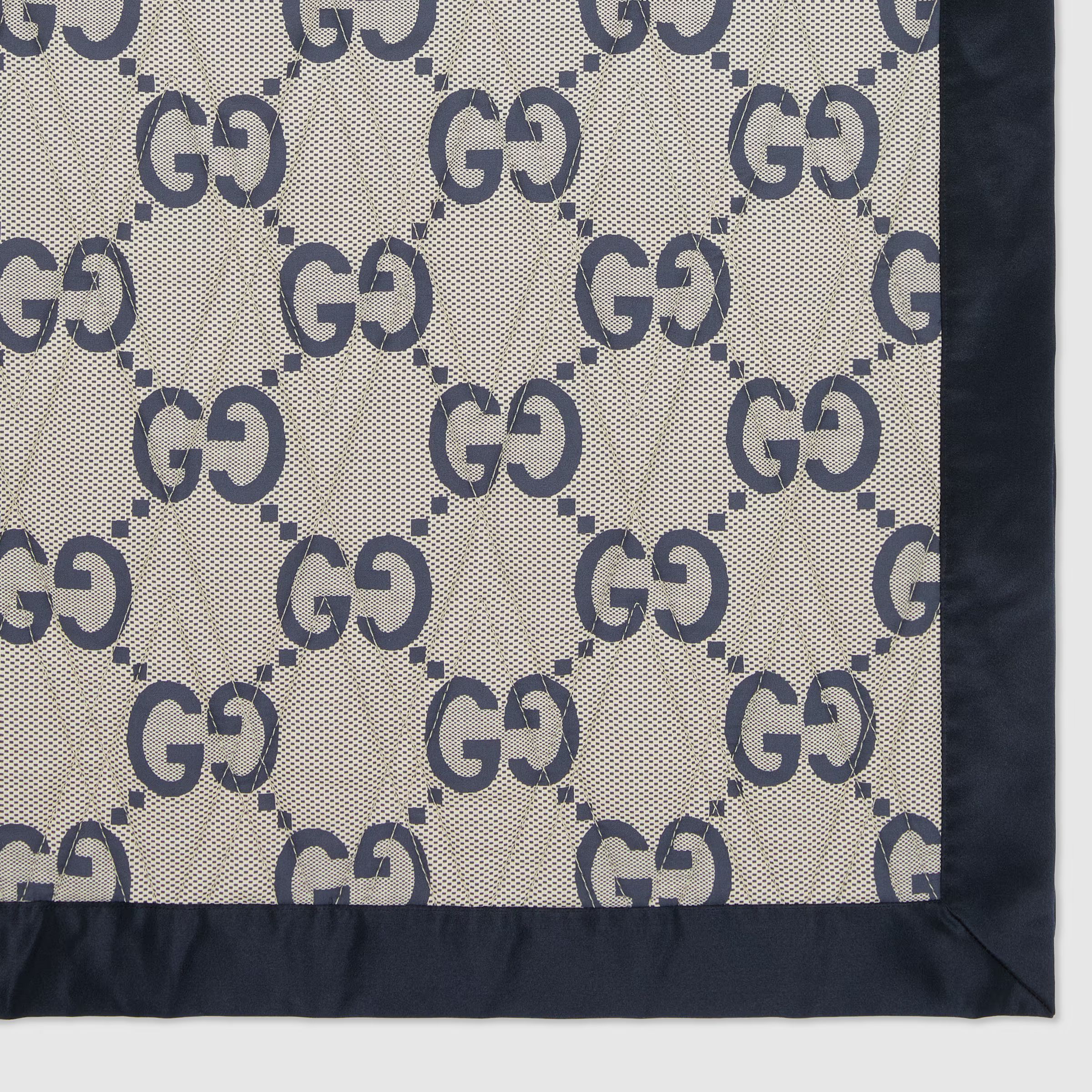 Double-sided GG quilted cotton blanket | Gucci (UK)