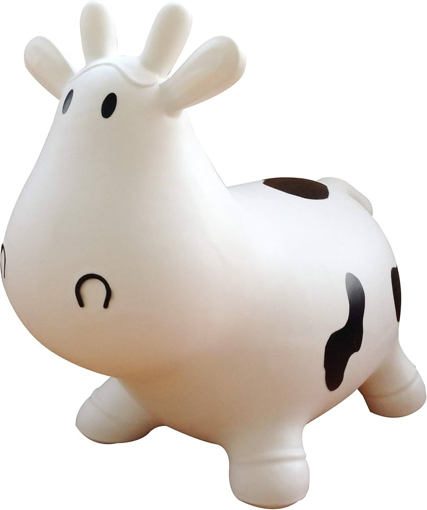 AppleRound Inflatable Ride-on Bouncy Animal Hopper – Horse, Cow or Unicorn – Kids Space Hoppe... | Amazon (US)