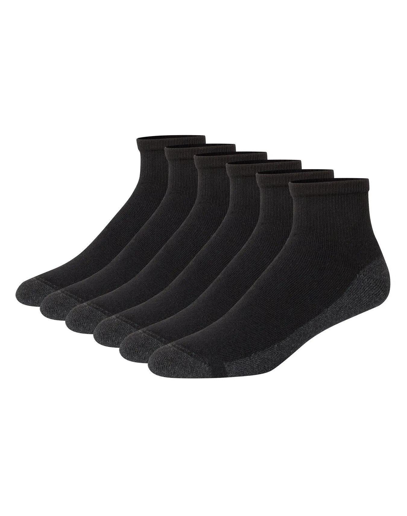 Hanes Double Tough Men's Ankle Socks, Max Cushion, 6-Pairs #MC116 | Hanes.com