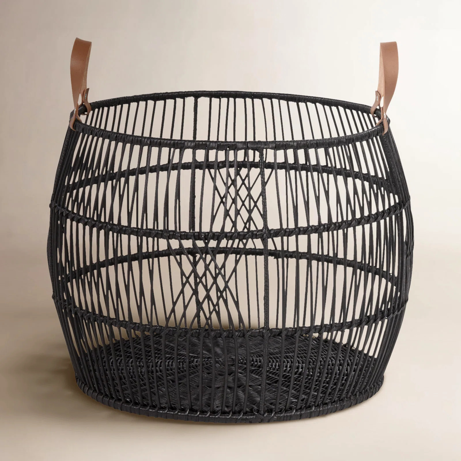 Sumatra Rattan Floor Storage Basket | Wayfair North America