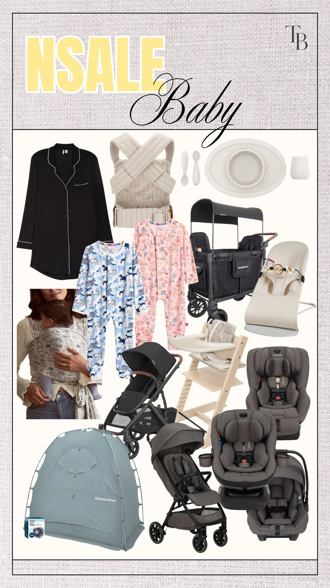 NSale top baby items for 2026! 

*The nightgown is perfect for postpartum and I wore it like 3x times a week especially in those early days! 

We love the Nuna car seats and our Uppababy stroller is still in amazing condition 7+ years later (used for all 3 boys and still using for Wesley!) 

Baby bouncer and carriers are a must!! 

Heard amazing things about the magnetic sleepers, slumber pod and high chair (though I have not used them personally)

#LTKSaleAlert #LTKBaby #LTKBump