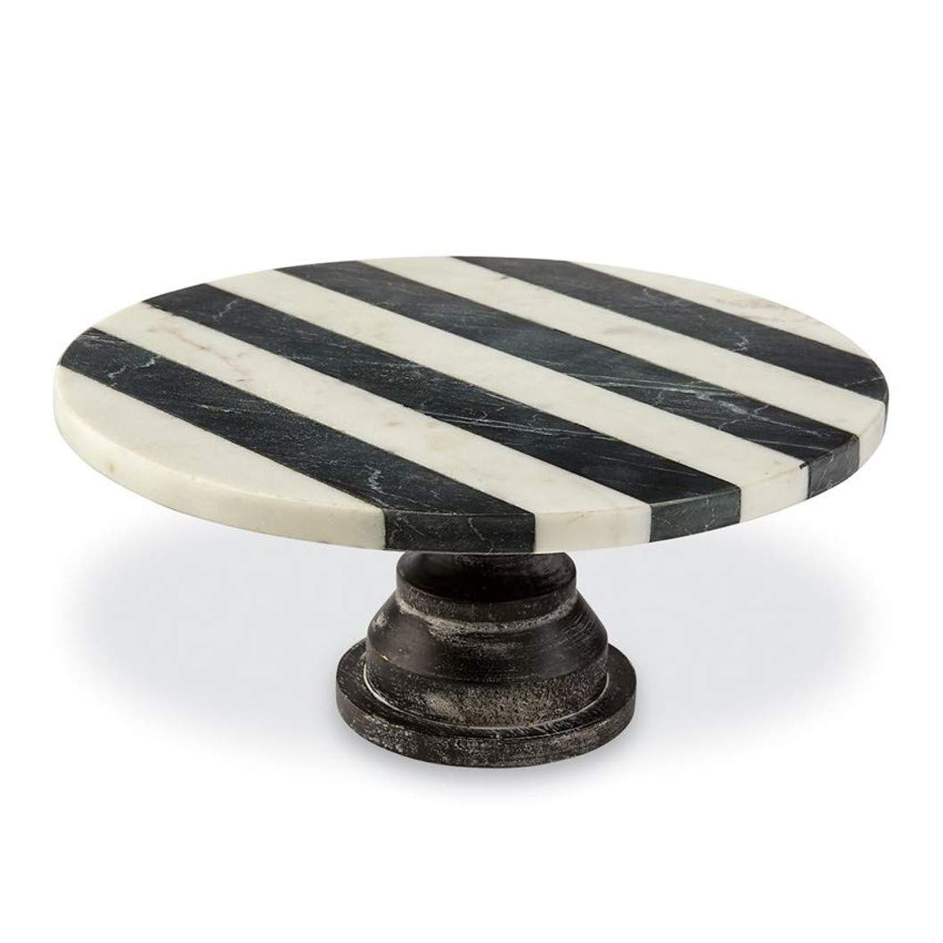 Black and White Marble Cake Pedestal | Amazon (US)