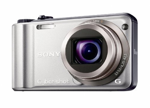 Sony Cyber-shot DSC-H55 14.1MP Digital Camera with 10x Wide Angle Optical Zoom with SteadyShot Image Stabilization and 3.0 inch LCD (Silver) | Amazon (US)