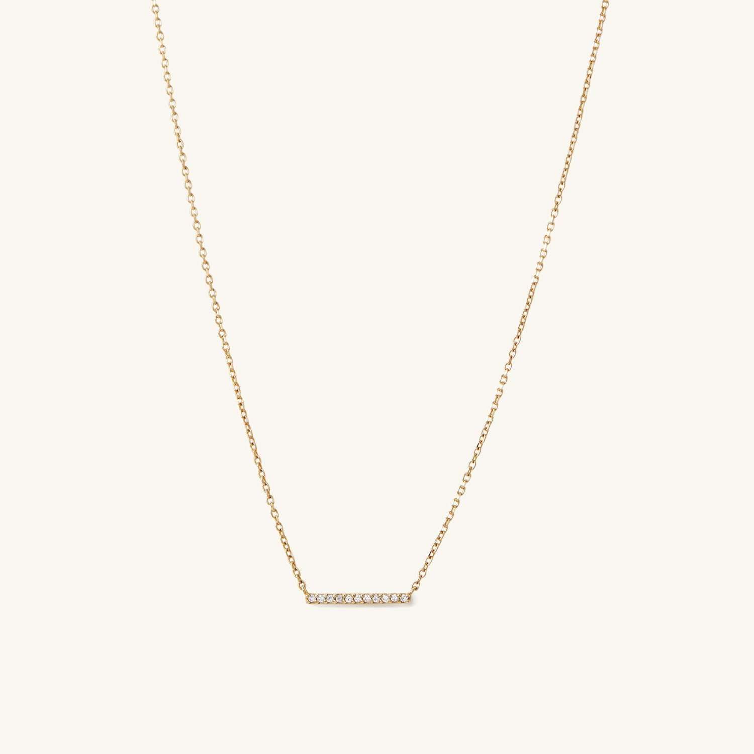 Diamonds Line Necklace | Mejuri (Global)