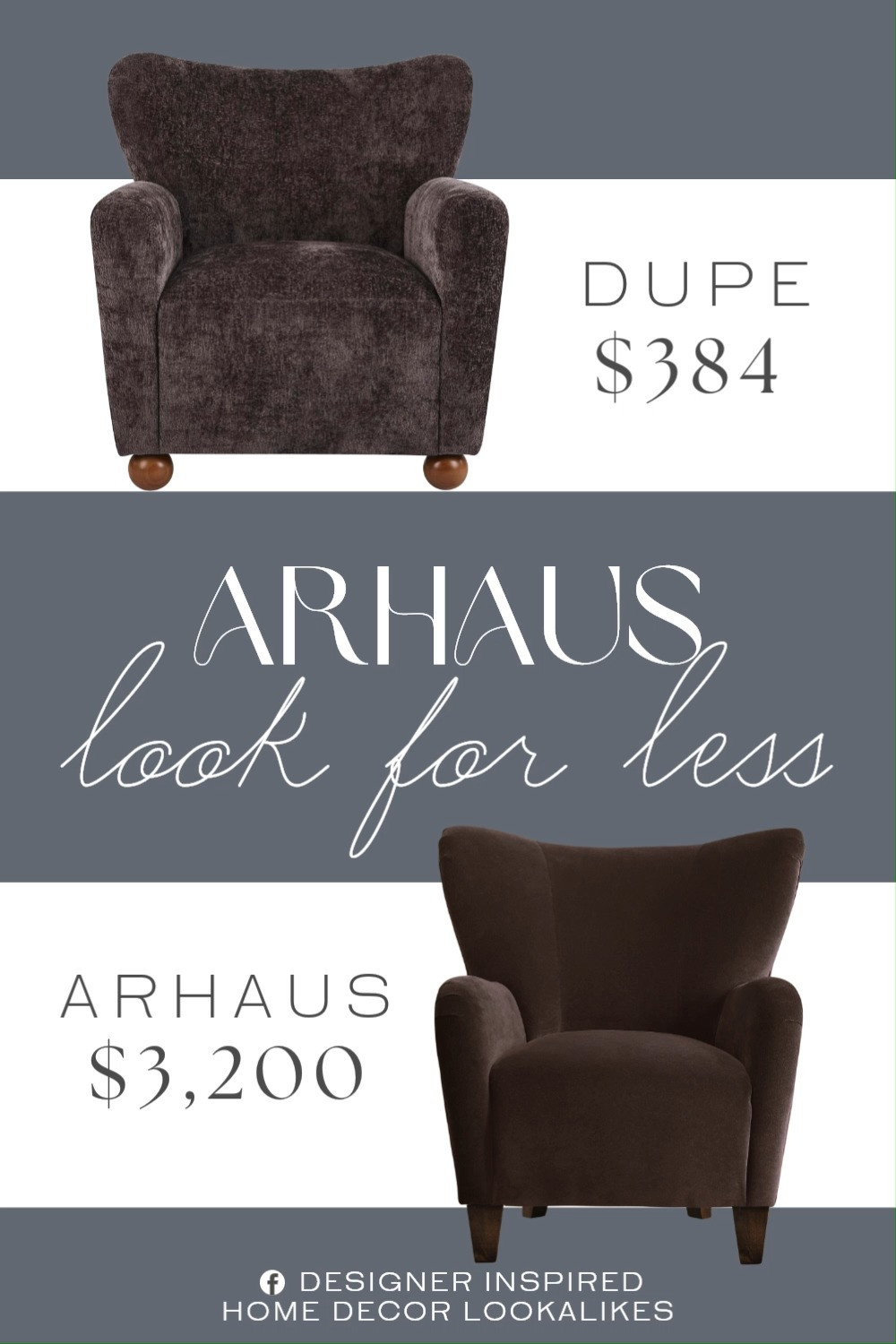 Inspired by Arhaus Chair. Modern Wingback Chair. Contemporary Accent Armchair. Plush Cushioned Armchair. Minimalist Upholstered Chair. Living Room Accent Chair. Luxury Lounge Chair. Sculptural Accent Chair. Ergonomic Lounge Chair. Cozy Corner Chair. 

Home more affordable option find copy cat similar look for less budget friendly affordable cheap cheaper beautiful pretty. Clearance sale coupon code discount code promo code luxury lookalike look a like Inspo inspiration inspired by idea ideas Love like these? I share multiple every day in my FB group.
#arhausinspired #modernchair #accentchair #wingbackchair #modernliving #livingroominspo #furniturefinds #livingroomstyle 

 #LTKHome