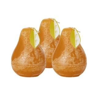Vance Kitira Brown Sugar Pear Candles - Set of 3 | The Home Depot