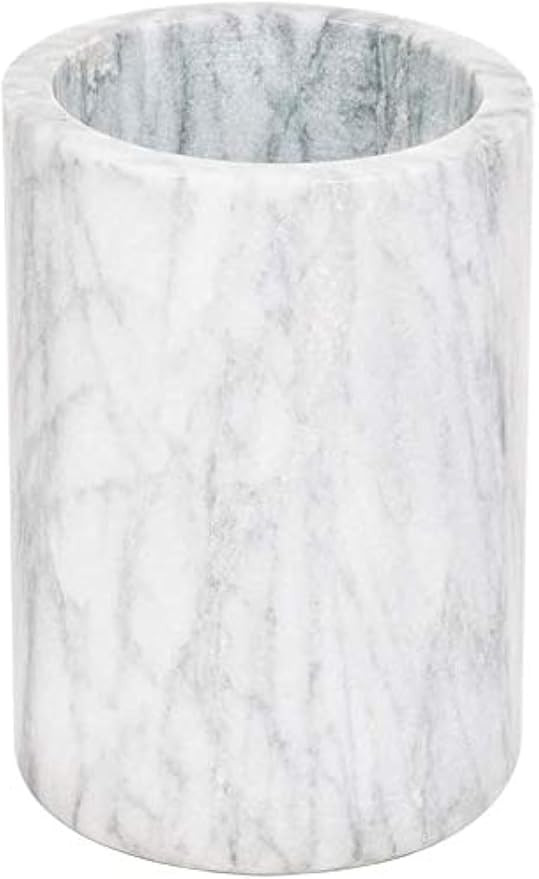 Kota Japan White Marble Stone Wine and Champagne Bottle Chiller Cooler - 7" X 5" | Elegant Kitche... | Amazon (US)