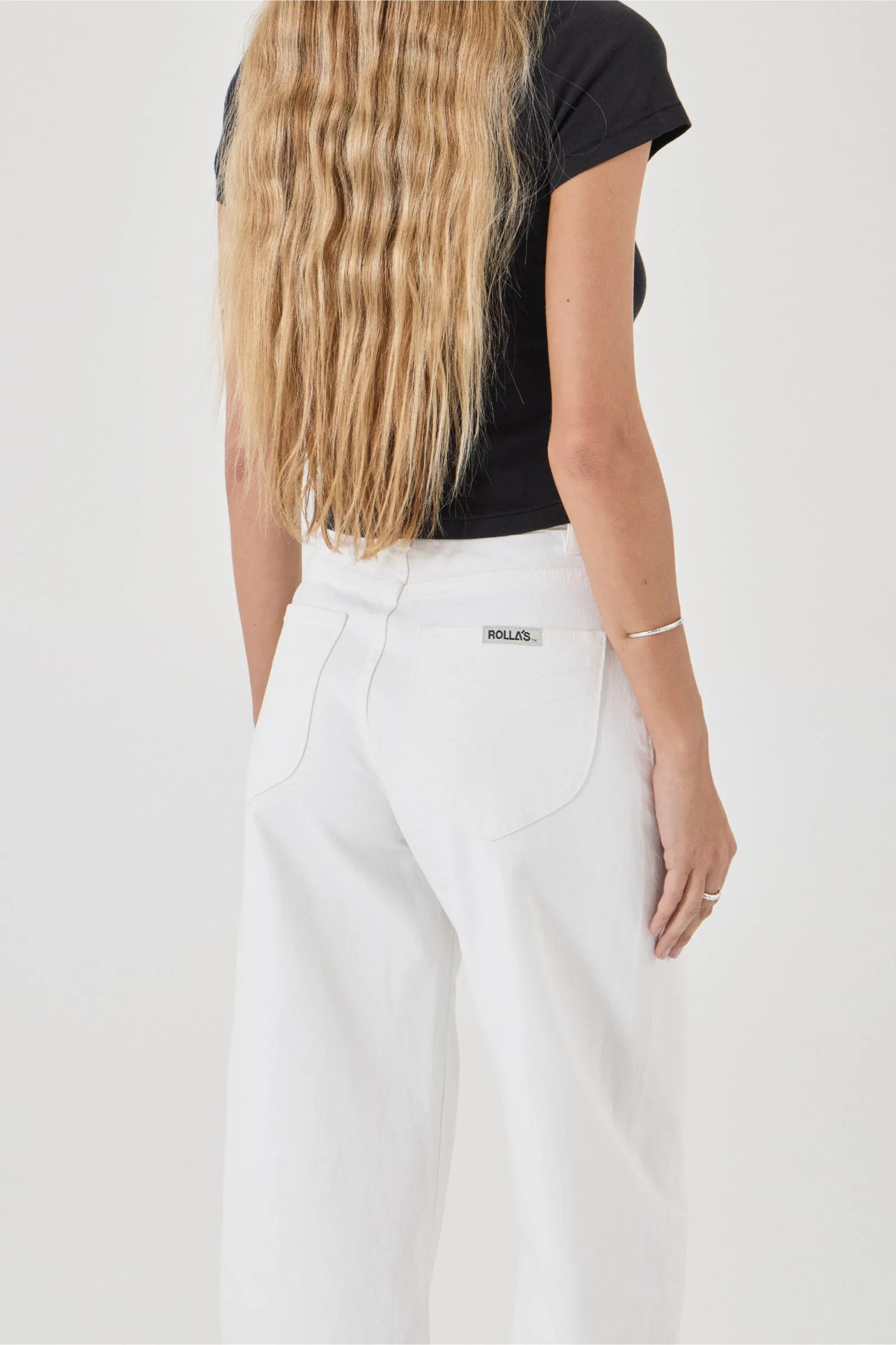 Gigi Barrel Jean - Vintage White | Rolla's Jeans US/CAN